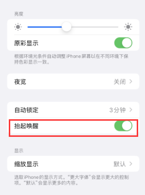 炎陵苹果授权维修站分享iPhone轻点无法唤醒怎么办