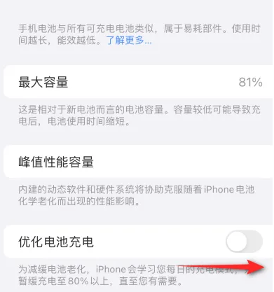 炎陵苹果15维修分享iPhone15充电到80%就充不进电了怎么办 