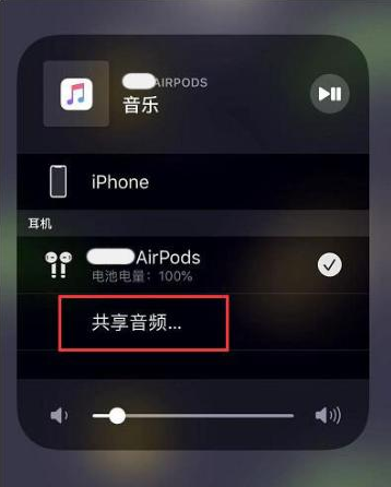 炎陵苹果14音频维修点分享iPhone14音频共享设置方法 