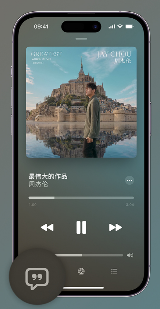 炎陵iphone维修分享如何在iPhone上使用Apple Music全新唱歌功能 