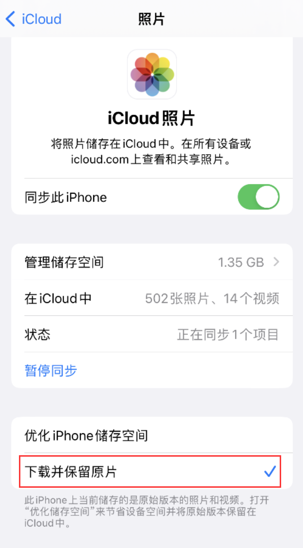 炎陵苹果手机维修分享iPhone 无法加载高质量照片怎么办 